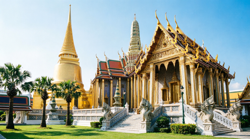 Бангкок - Большой дворец и Храм Изумрудного Будды